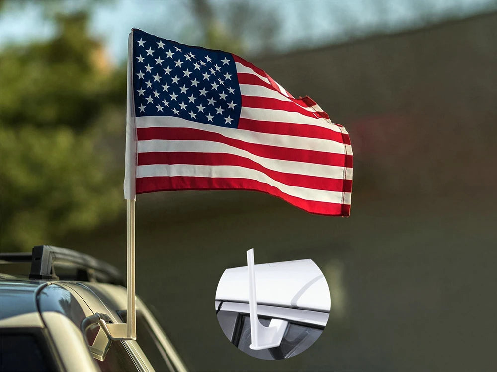 American flag & attachment