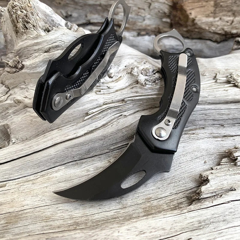 Karambit Knife,Stainless Steel Hunting,Camping,Fishing foldable knife